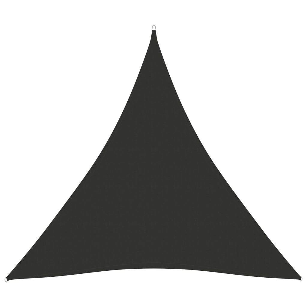 Sunshade Sail Oxford Fabric Triangular 4.5x4.5x4.5 m Anthracite