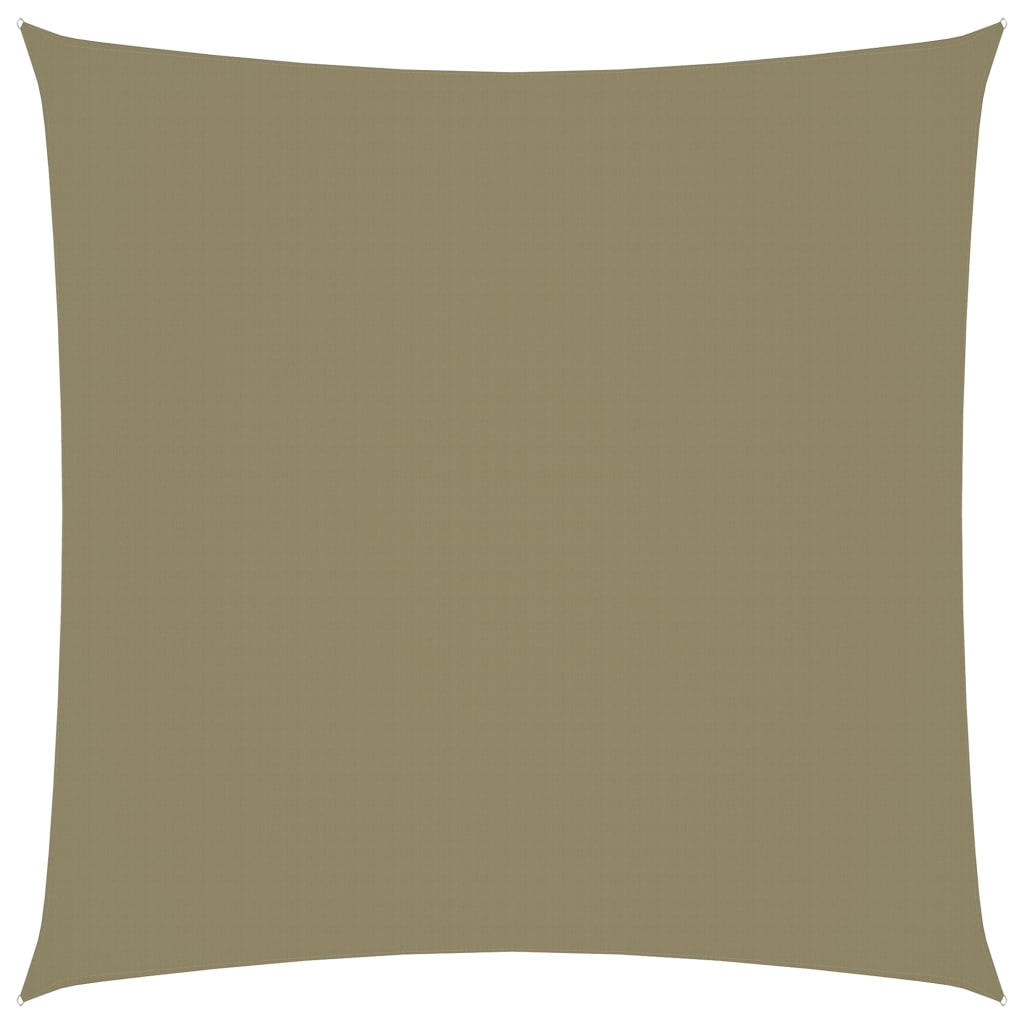 Sunshade Sail Oxford Fabric Square 6x6 m Beige