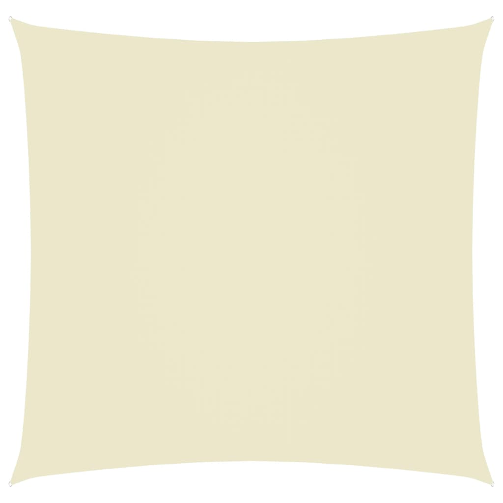 Sunshade Sail Oxford Fabric Square 3x3 m Cream
