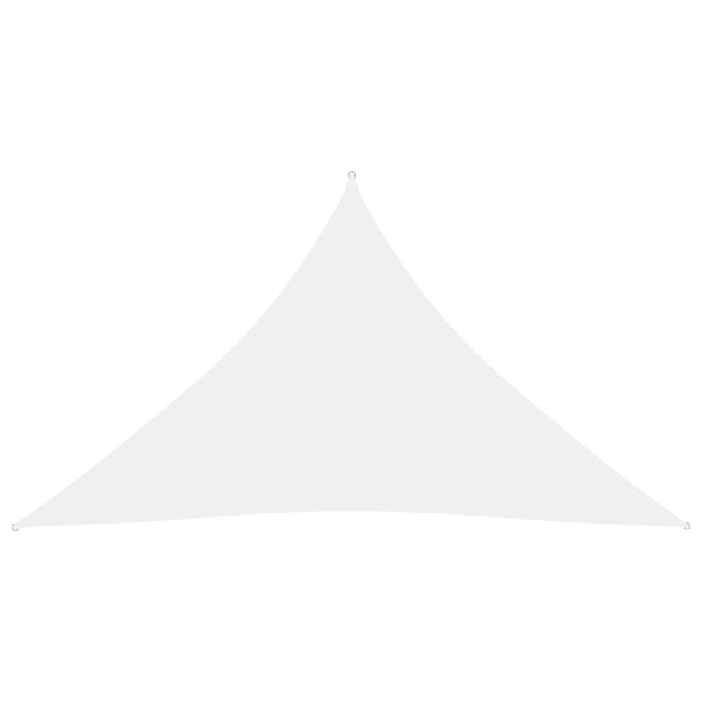 Sunshade Sail Oxford Fabric Triangular 3x3x4.24 m White
