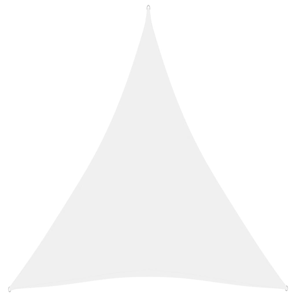 Sunshade Sail Oxford Fabric Triangular 3x4x4 m White