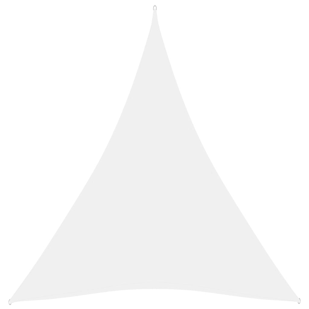 Sunshade Sail Oxford Fabric Triangular 5x6x6 m White