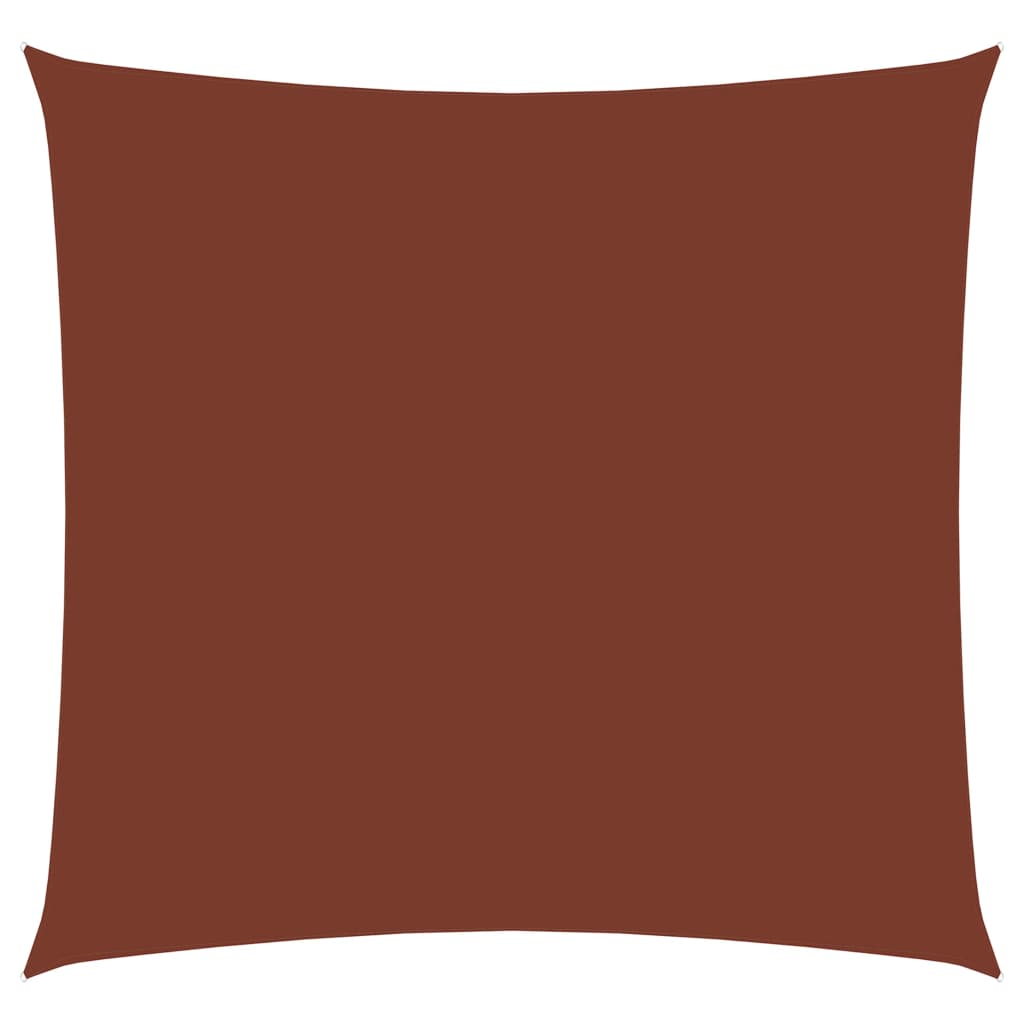 Sunshade Sail Oxford Fabric Square 2.5x2.5 m Terracotta