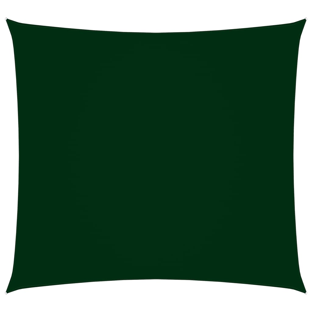 Sunshade Sail Oxford Fabric Square 2x2 m Dark Green