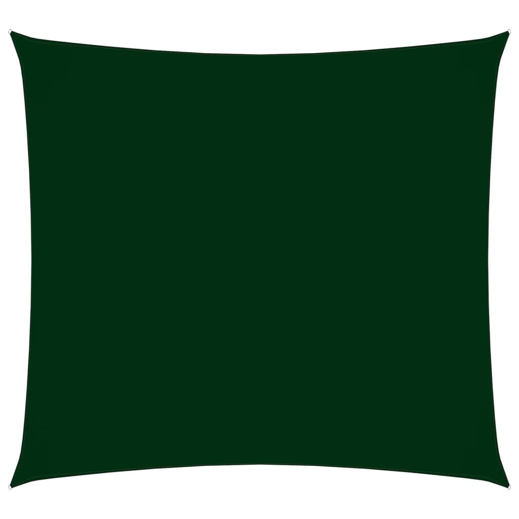 Sunshade Sail Oxford Fabric Square 3.6x3.6 m Dark Green