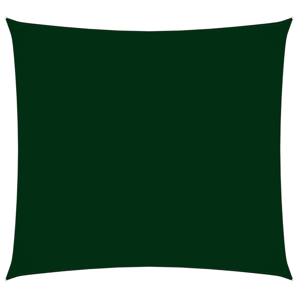 Sunshade Sail Oxford Fabric Square 7x7 m Dark Green