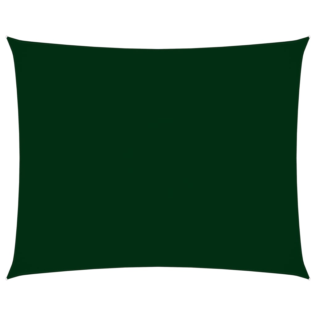 Sunshade Sail Oxford Fabric Rectangular 4x5 m Dark Green