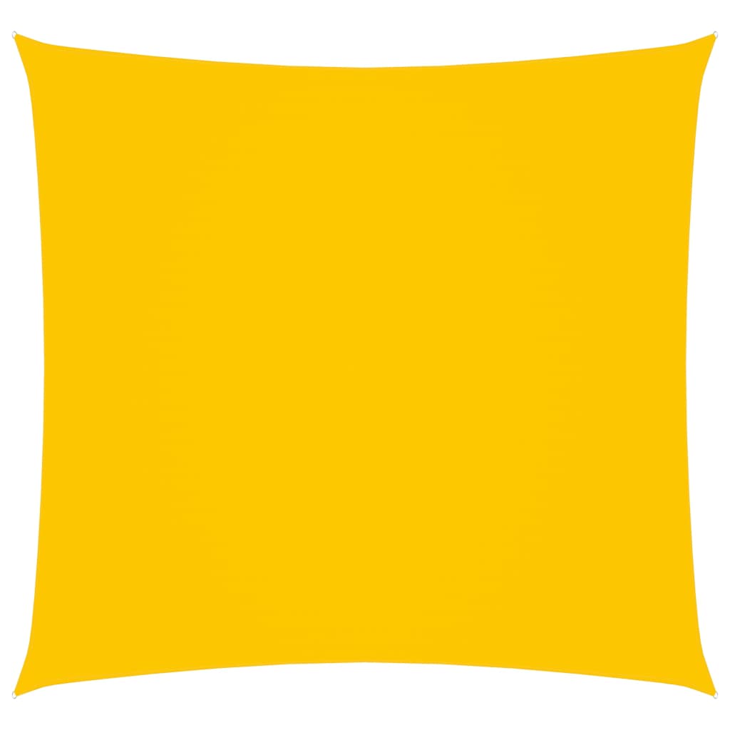 Sunshade Sail Oxford Fabric Square 3.6x3.6 m Yellow