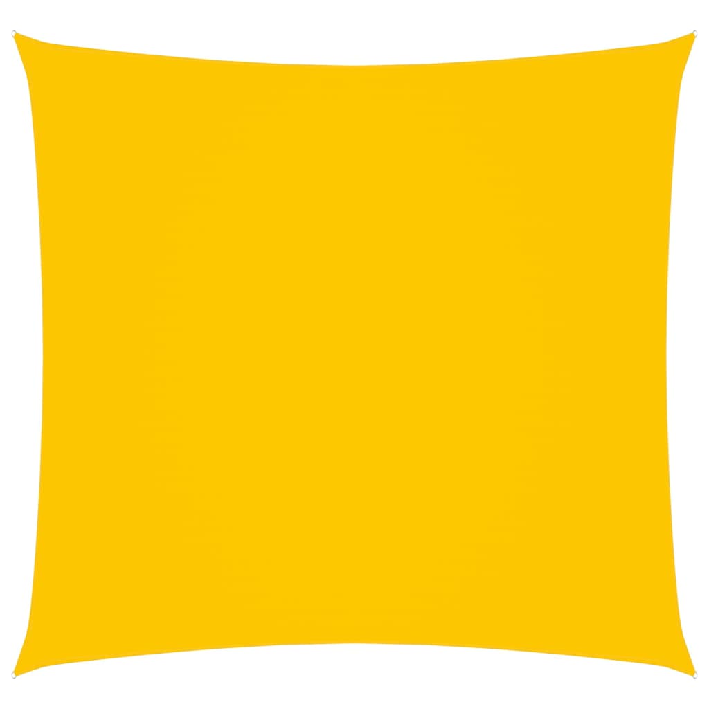Sunshade Sail Oxford Fabric Square 4.5x4.5 m Yellow