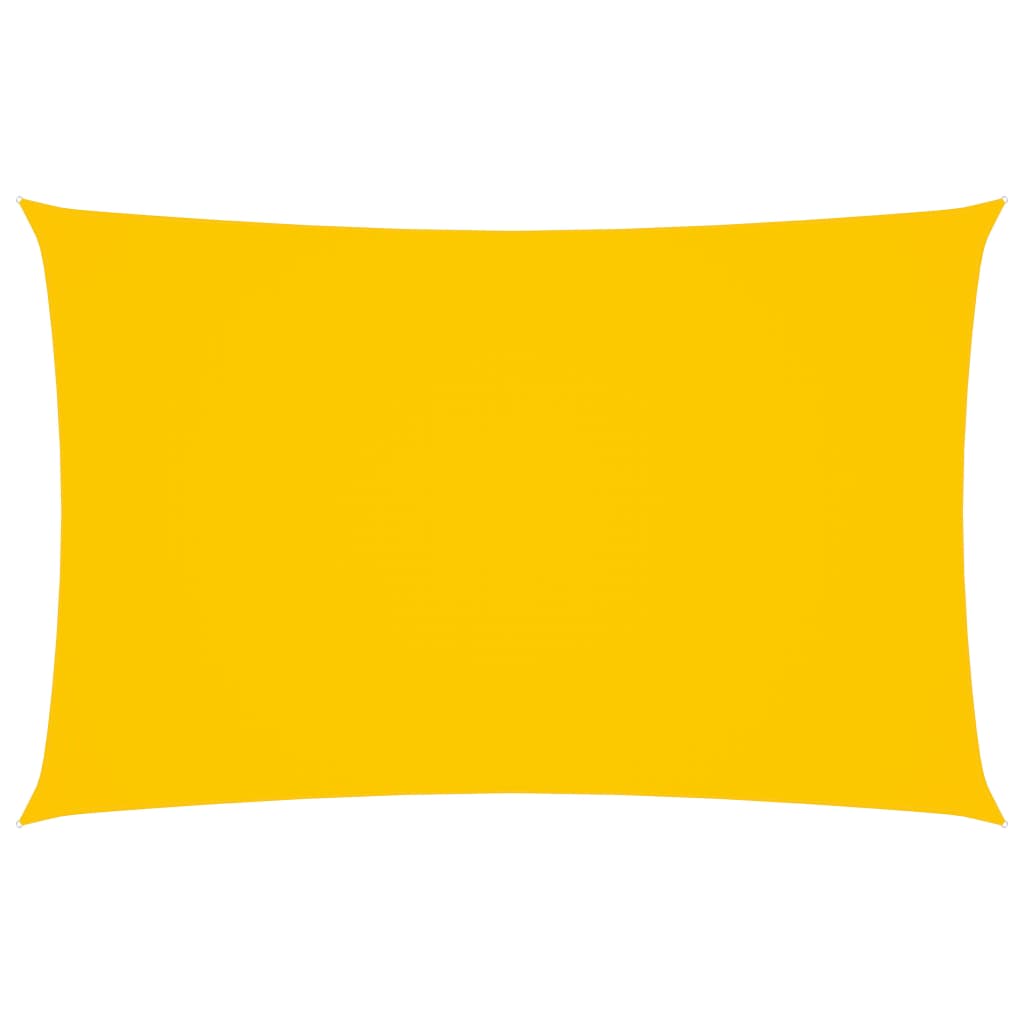 Sunshade Sail Oxford Fabric Rectangular 3x6 m Yellow