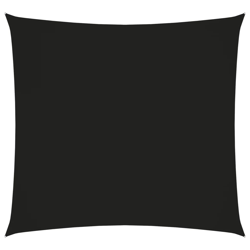 Sunshade Sail Oxford Fabric Square 3x3 m Black