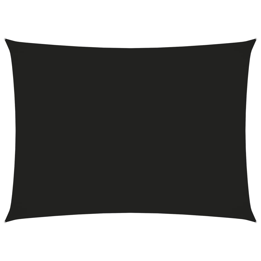 Sunshade Sail Oxford Fabric Rectangular 2x3.5 m Black