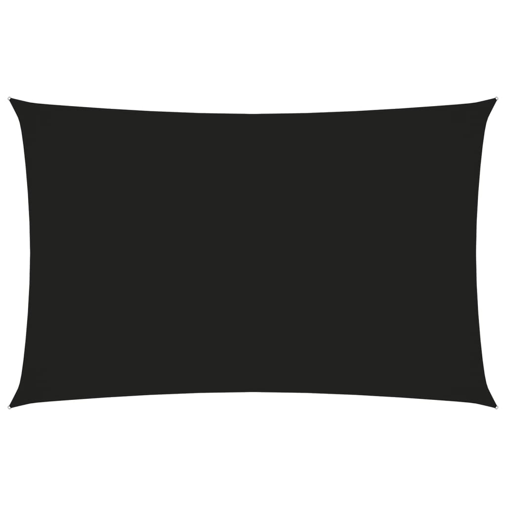Sunshade Sail Oxford Fabric Rectangular 2x5 m Black