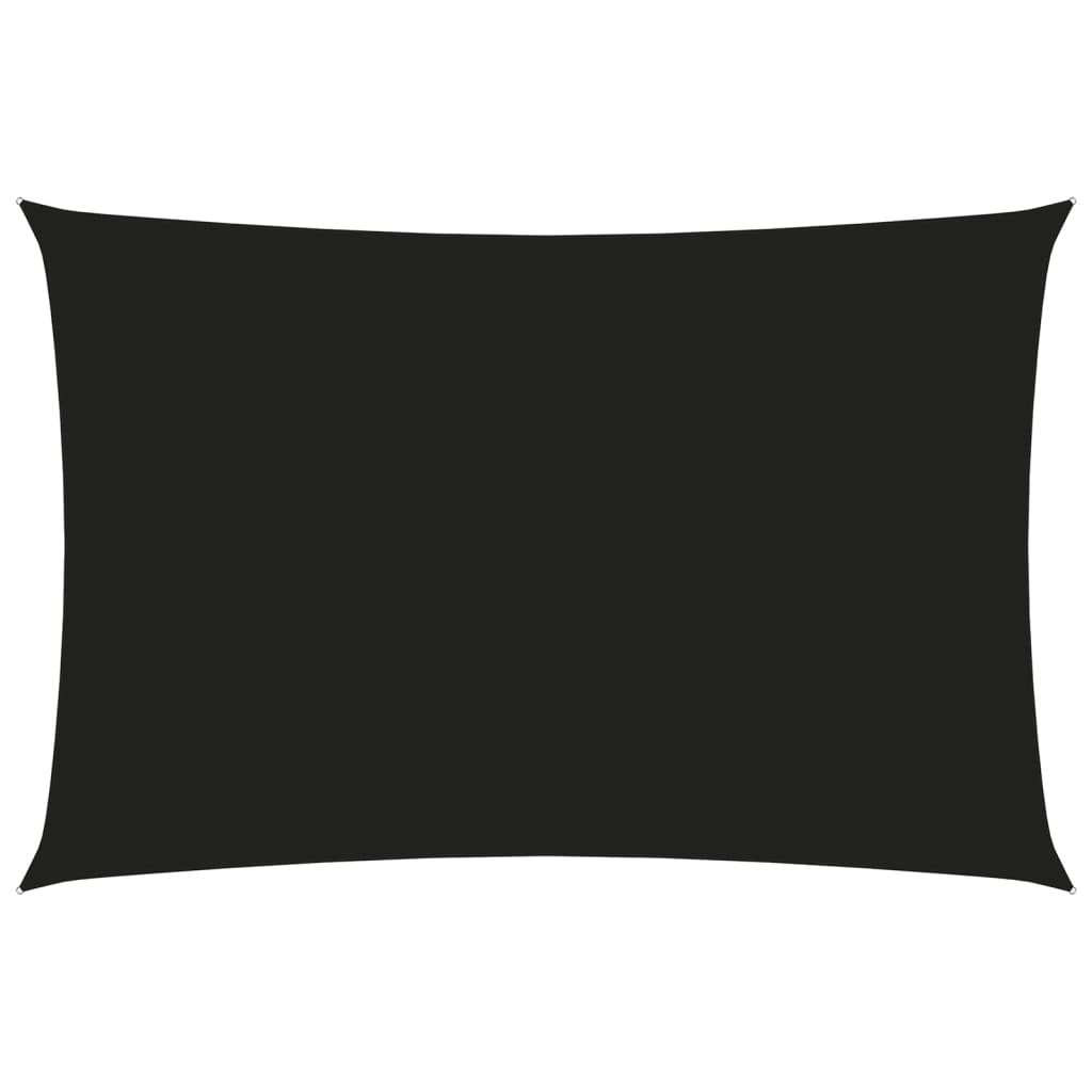 Sunshade Sail Oxford Fabric Rectangular 3x5 m Black