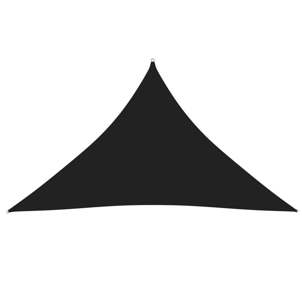 Sunshade Sail Oxford Fabric Triangular 2.5x2.5x3.5 m Black