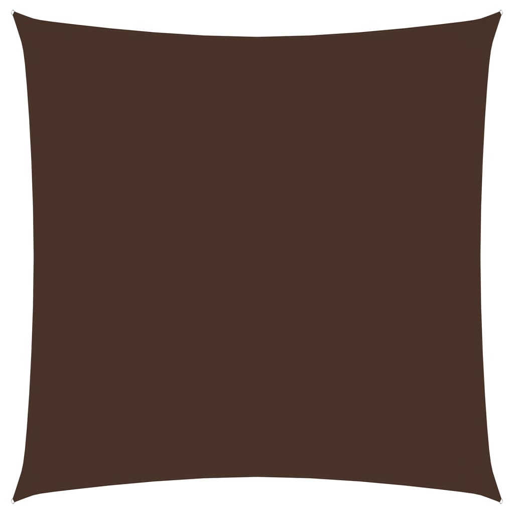 Sunshade Sail Oxford Fabric Square 3x3 m Brown