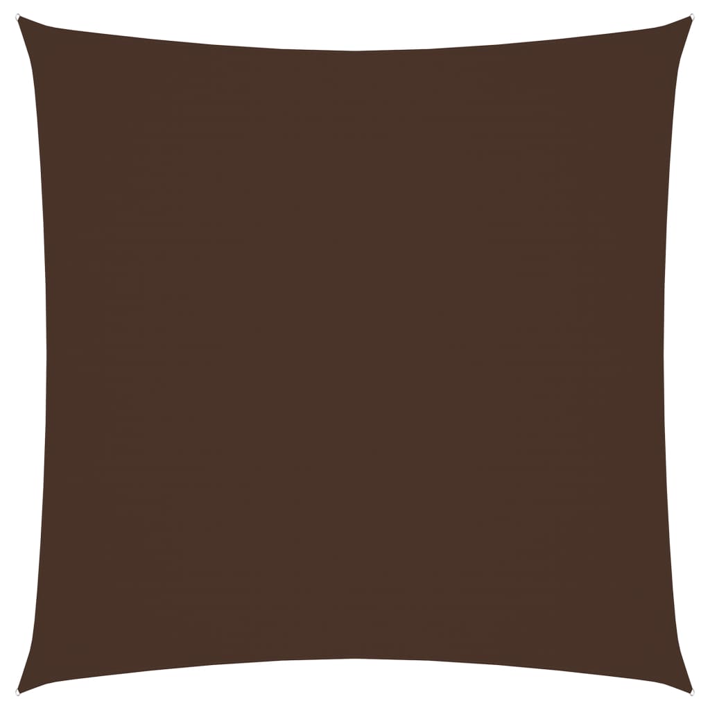 Sunshade Sail Oxford Fabric Square 3.6x3.6 m Brown