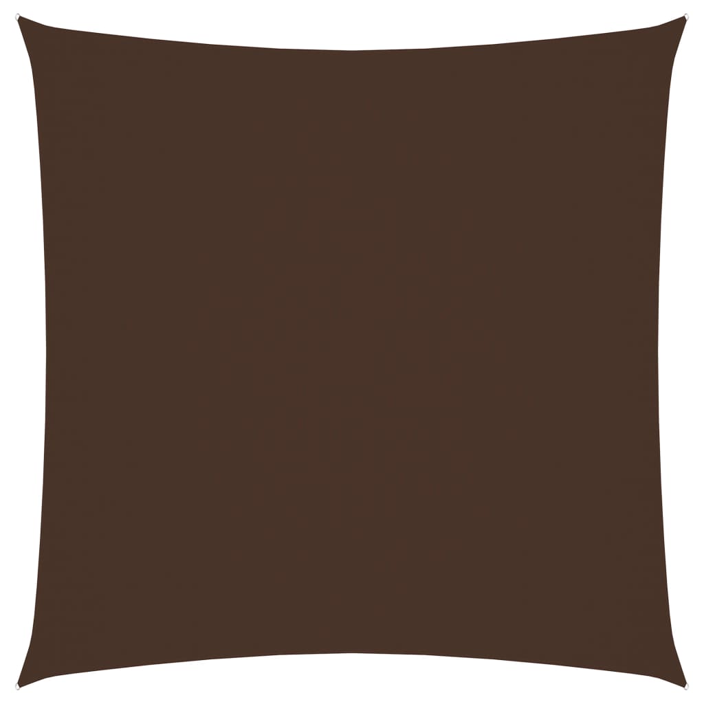 Sunshade Sail Oxford Fabric Square 6x6 m Brown