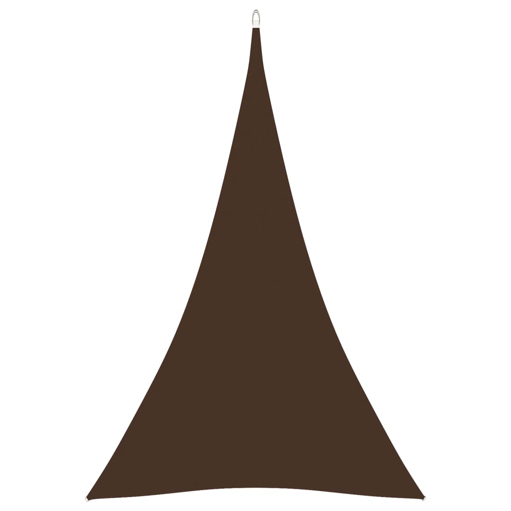 Sunshade Sail Oxford Fabric Triangular 3x4x4 m Brown