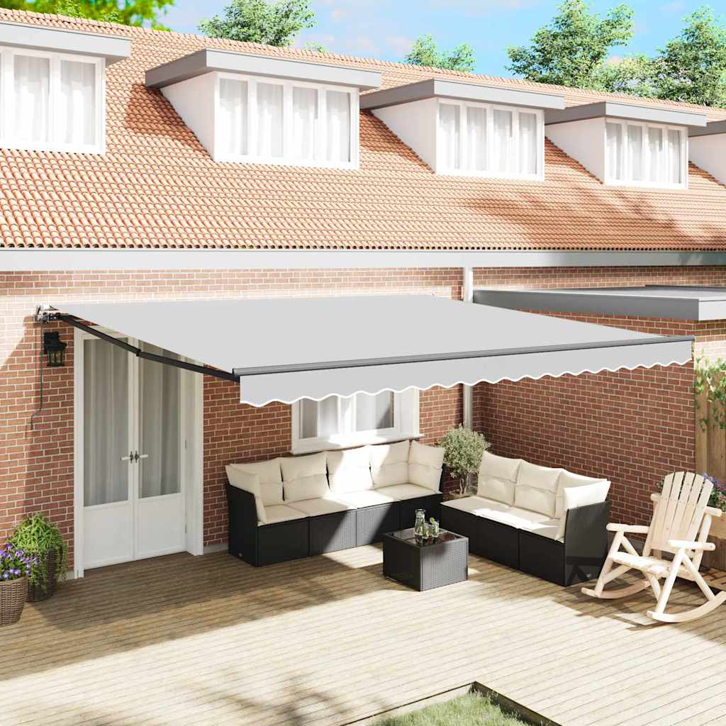 ELBRO Awning Frame Manual Anthracite 450x350 cm Aluminium