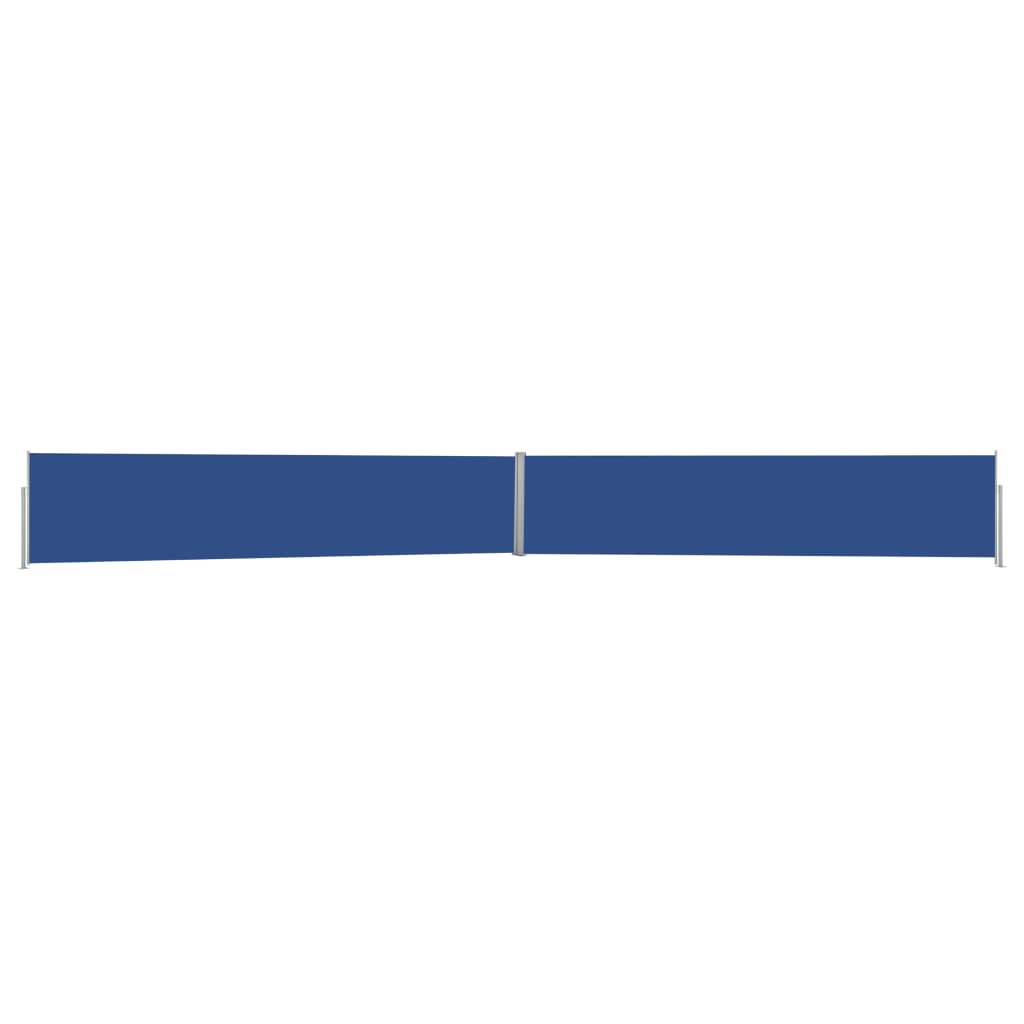 Patio Retractable Side Awning 140x1200 cm Blue