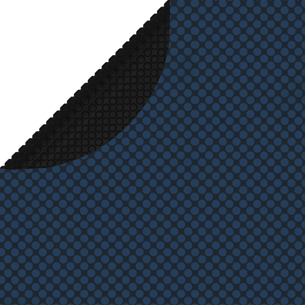 Floating PE Solar Pool Film 455 cm Black and Blue