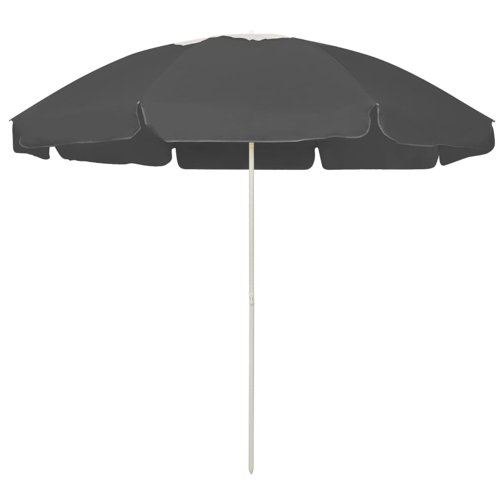 Beach Umbrella Anthracite 240 cm