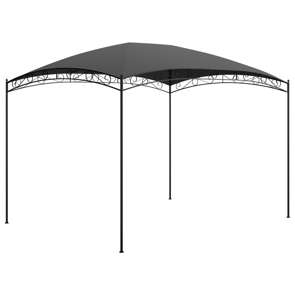 Gazebo 3x4x2.65 m Anthracite 180 g/m2