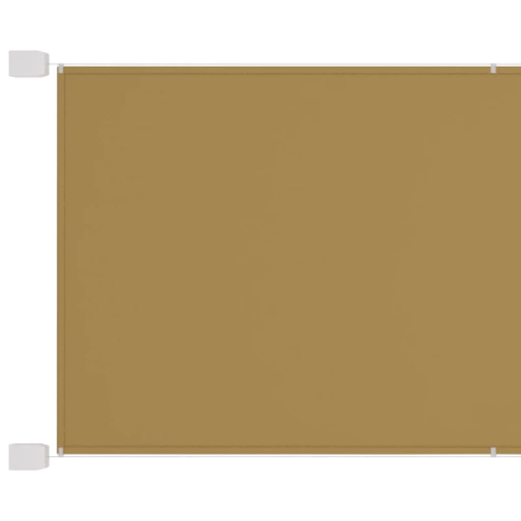 Vertical Awning Beige 60x1200 cm Oxford Fabric
