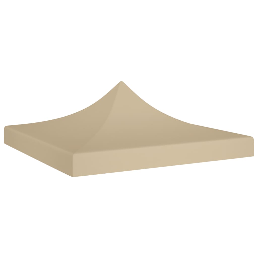 Party Tent Roof 3x3 m Beige 270 g/m2