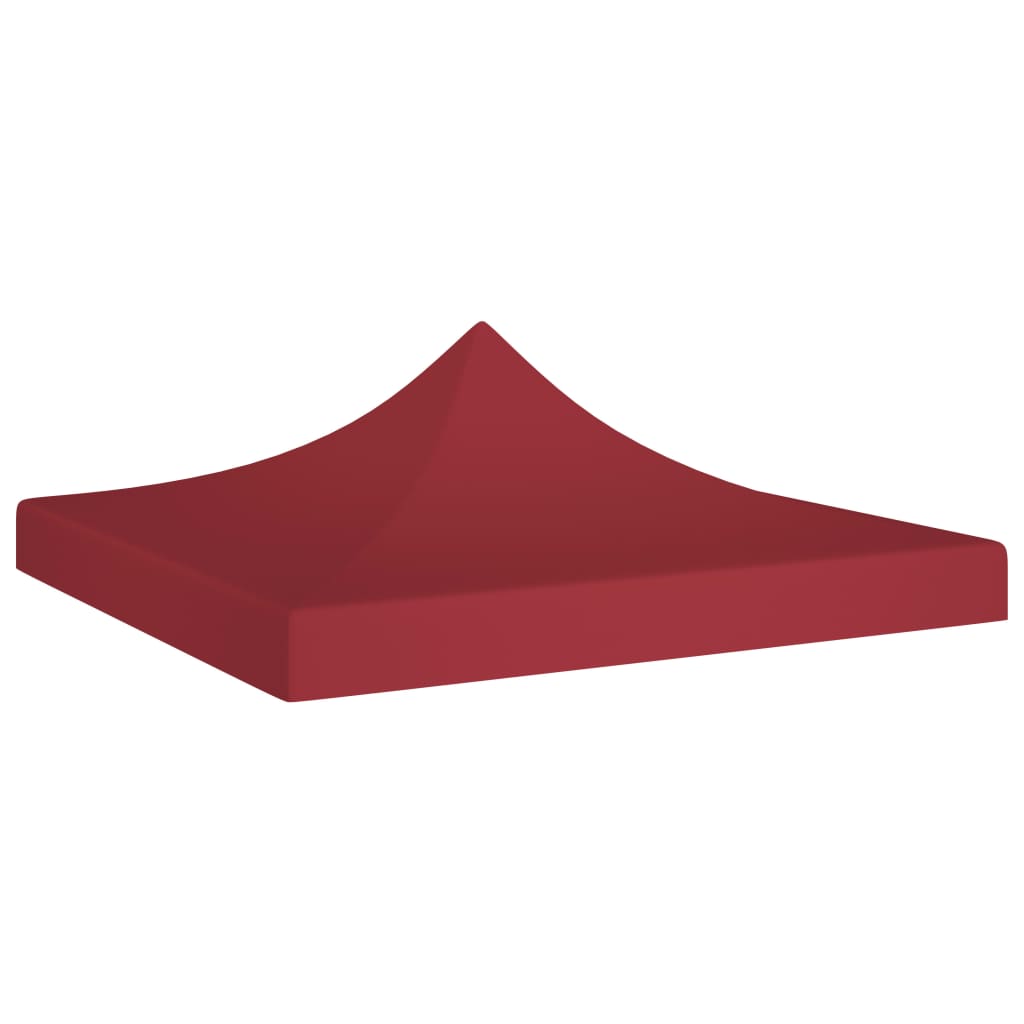 Party Tent Roof 3x3 m Burgundy 270 g/m2