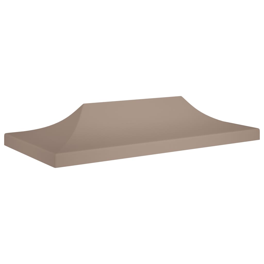 Party Tent Roof 6x3 m Taupe 270 g/m2