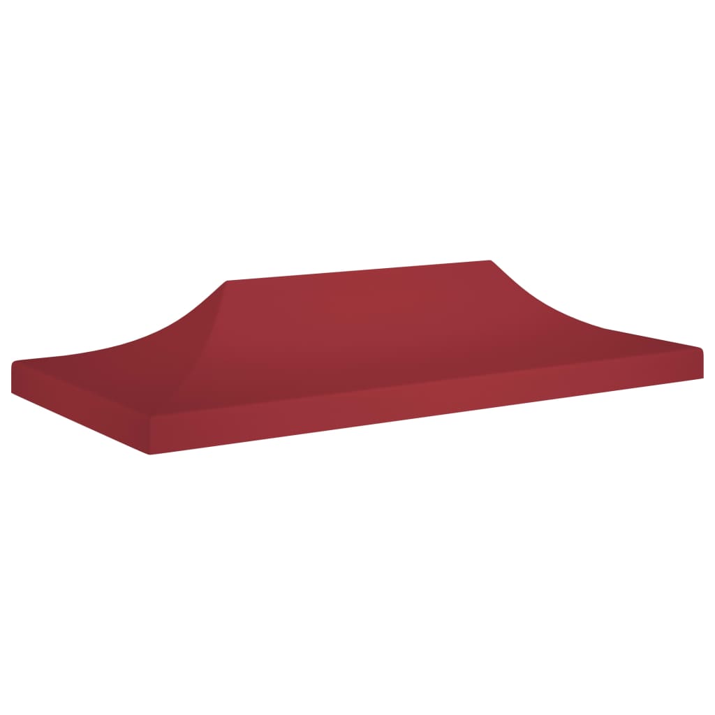 Party Tent Roof 6x3 m Burgundy 270 g/m2