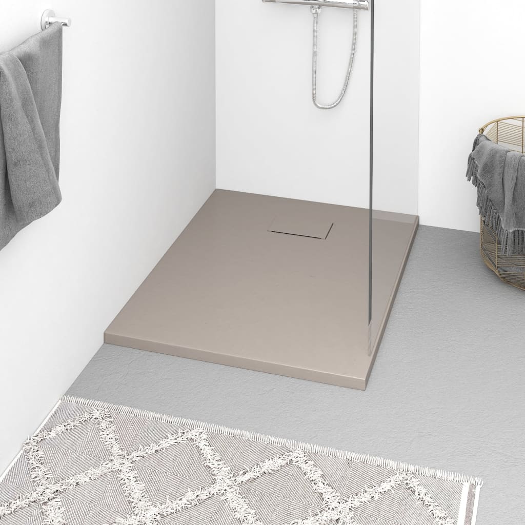 Shower Base Tray SMC Brown 90x70cm