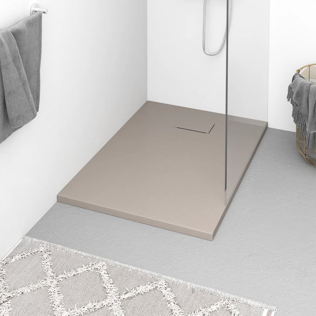 Shower Base Tray SMC Brown 100x70cm