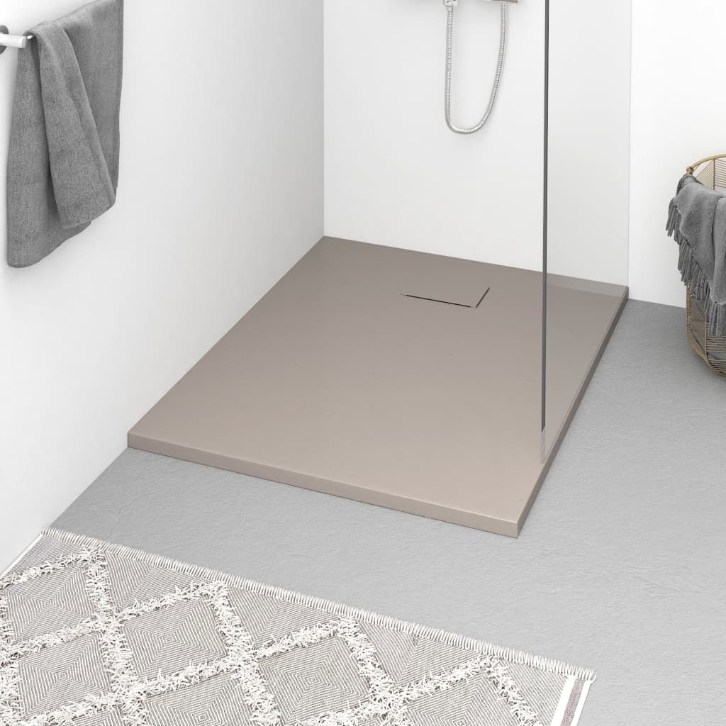 Shower Base Tray SMC Brown 100x80cm