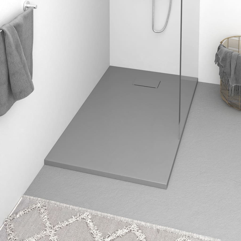 Shower Base Tray SMC Grey 120x70cm