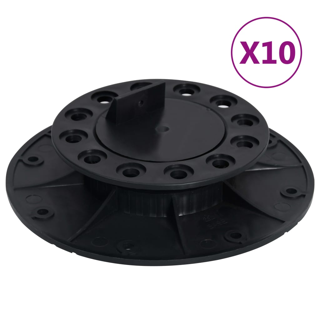 Adjustable Feet for Decking 10 Pcs 25-40mm