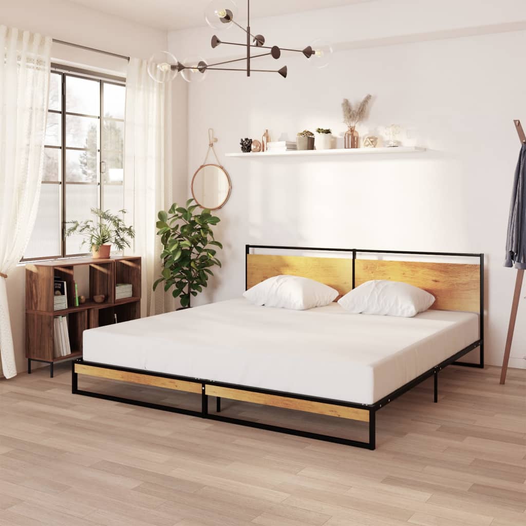 Bed Frame Metal 200x200 cm