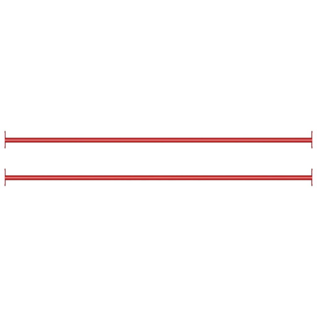 Turning Bars 2 Pcs 125cm Steel Red