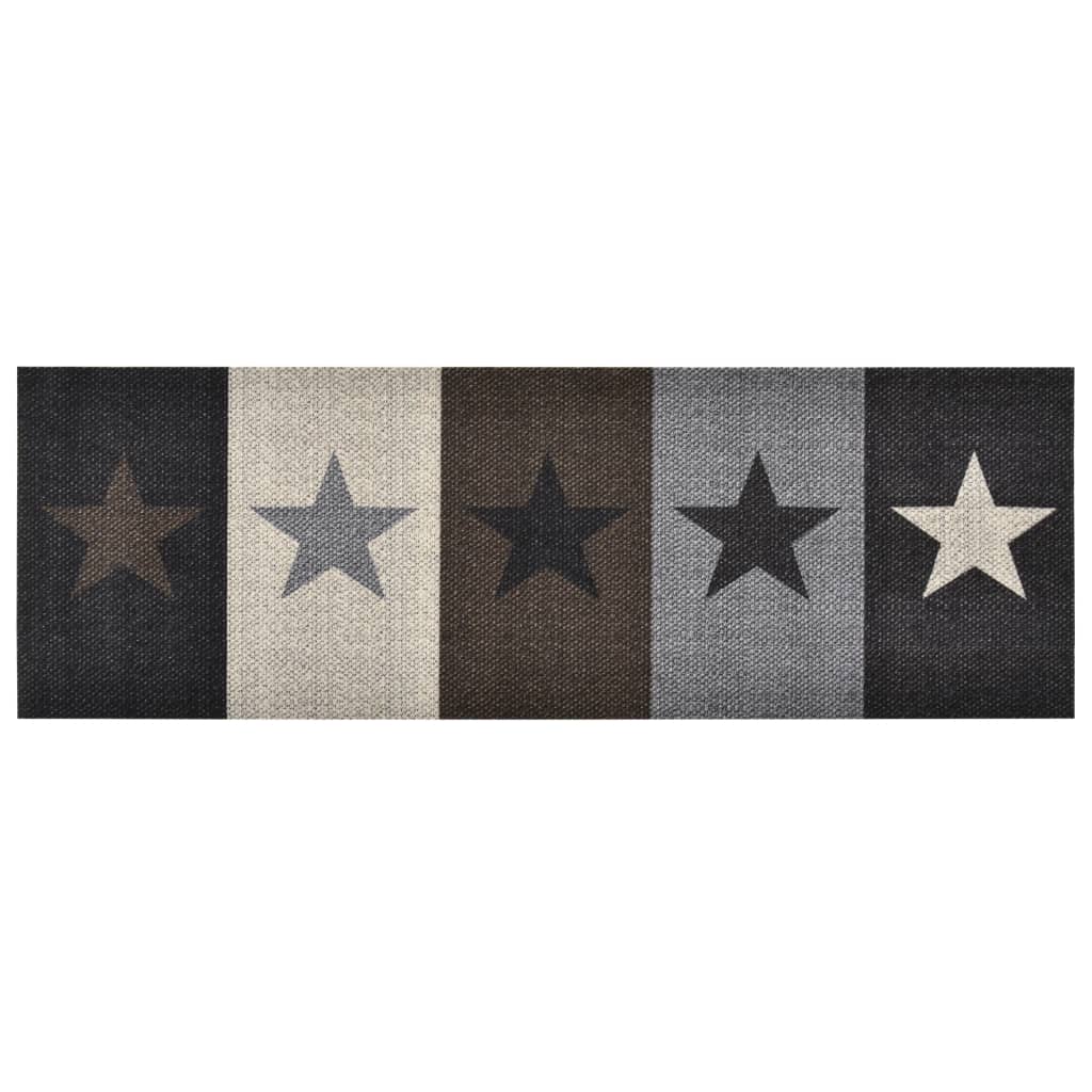 Kitchen Carpet Washable Stars 45x150 cm