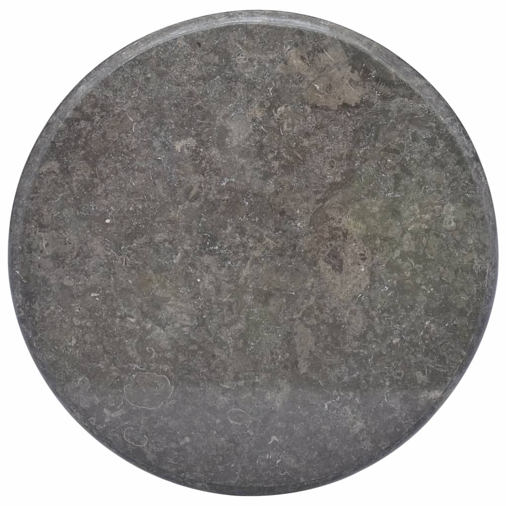 Table Top Black Ã ̃60x2.5 cm Marble