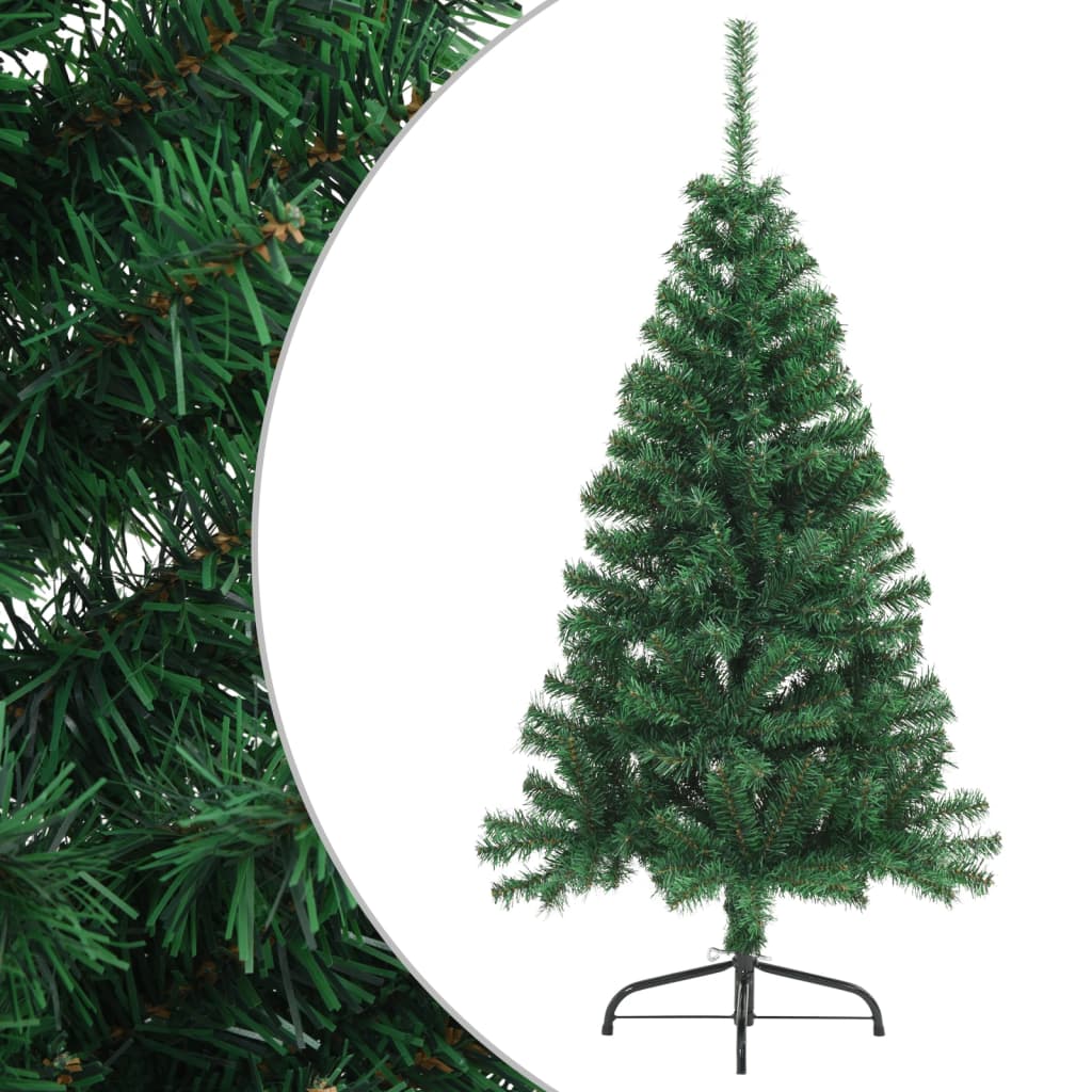 Liro Artificial Half Christmas Tree with Stand Green 120cm PVC