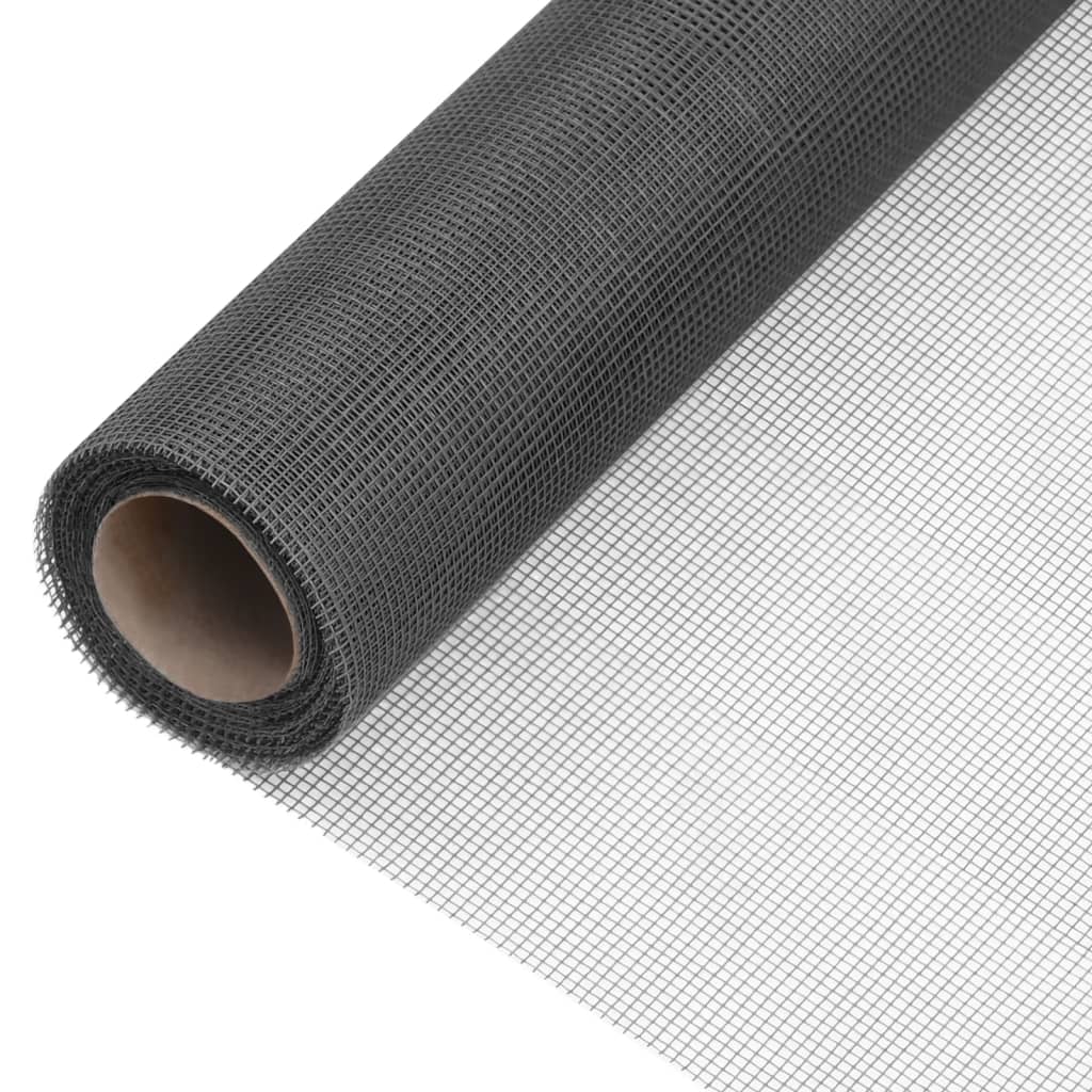 Mesh Screen Fiberglass 100x2000 cm Black