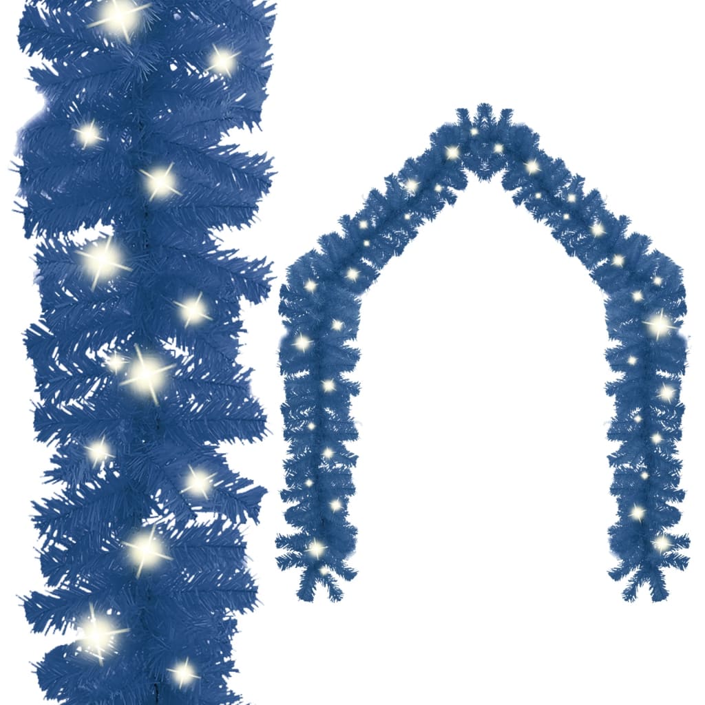 Geile Christmas Garland with LED Lights 5 m Blue