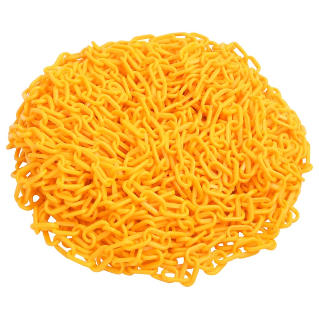 Warning Chain Yellow 100 m Ã ̃6 mm Plastic