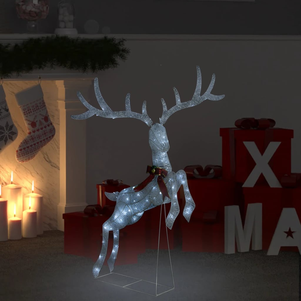 Chena Flying Reindeer Decoration 120 LEDs White Cold White