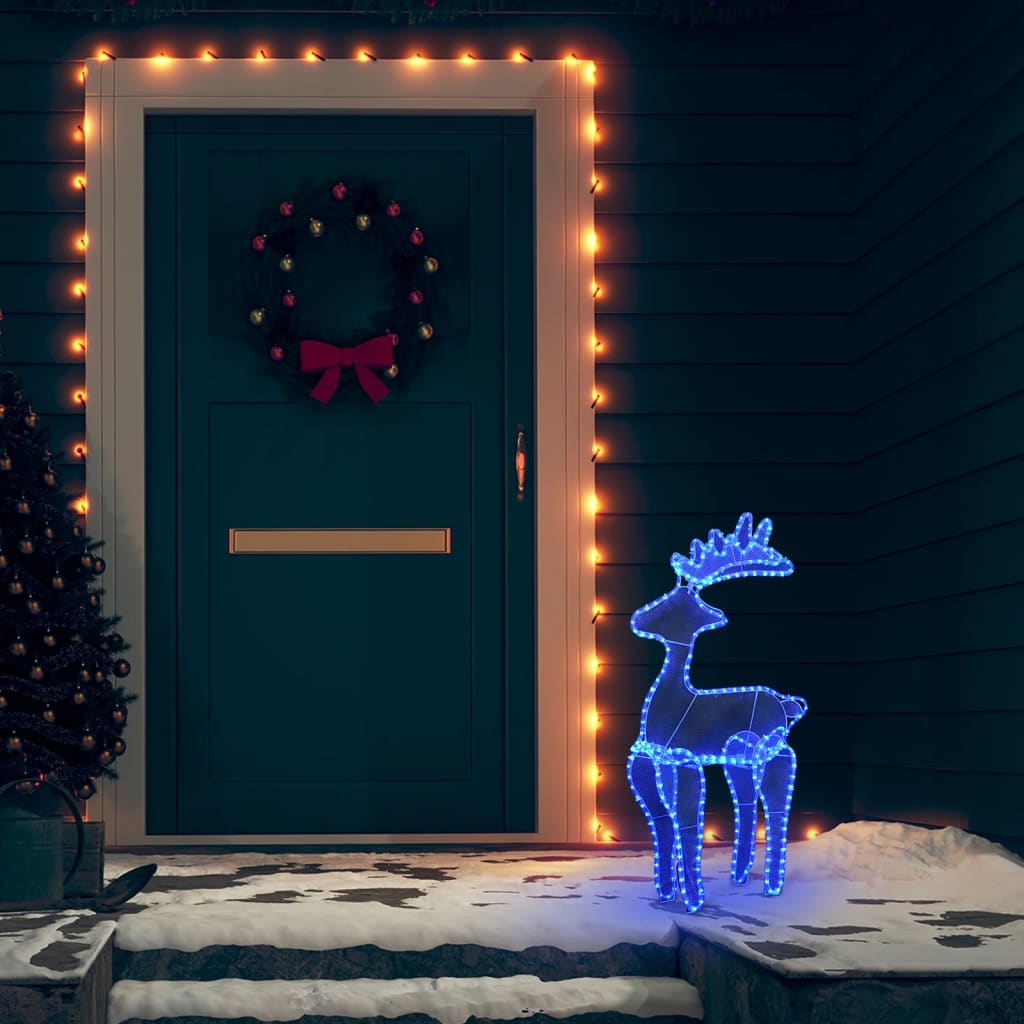 Roche Mesh Reindeer Decoration with 306 LEDs 60x24x89cm