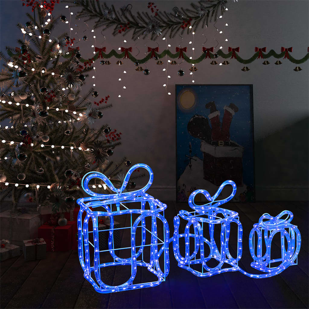 SNOWIN Christmas Decoration Gift Boxes with 180 LEDs Indoor Outdoor