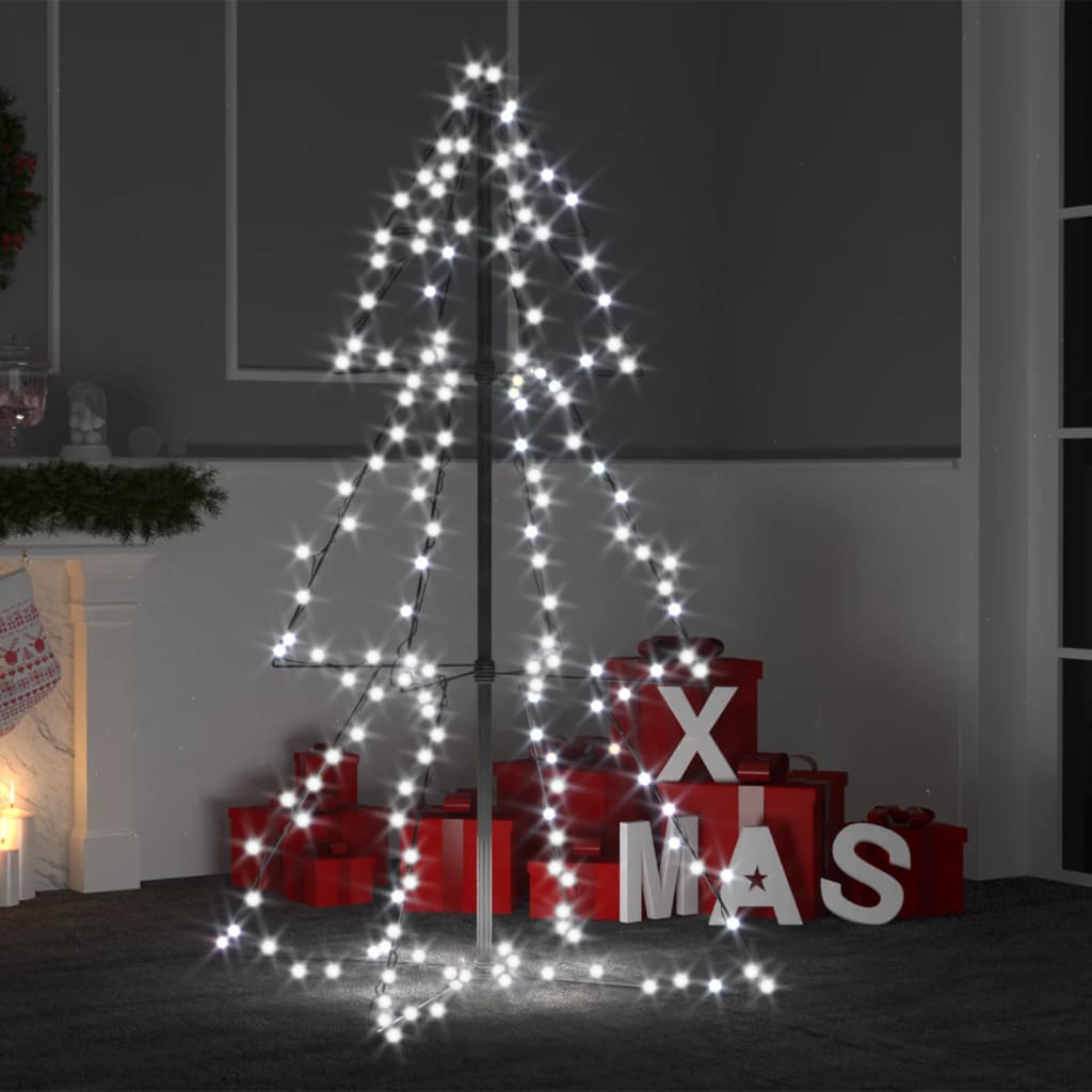 Nevis Christmas Cone Tree 160 LEDs Indoor Outdoor 78x120cm